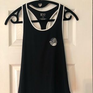 59 for Peloton XS singlet. Black with white trim